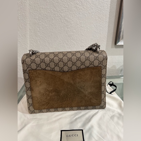 Gucci Beige and Brown Dionysus Medium GG Shoulder Bag - Picture 7 of 17